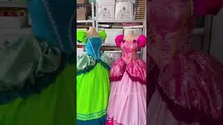 Evil stepsisters costumes💚💖✨#disneycosplay #anastasia #drizella #cinderella #cosplay #sewing #ball