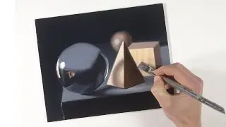Crystal Ball - Acrylic Still Life Speed Painting