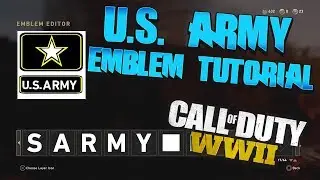 Cod WW2 Emblems| U.S. Army Emblem Tutorial