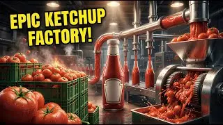 🍅This Is How Tomato Ketchup Is Made 😱 | Factory Process