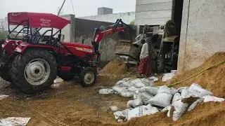 Mixer machine Tractor front loader datacable type demo video