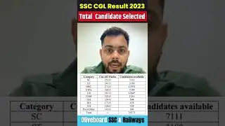 Total Number of Candidates Selected for SSC CGL 2023 #oliveboardssc #ssccgl #shorts #trending