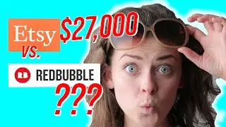 ETSY VS. REDBUBBLE Comparison | How to MAKE MONEY ONLINE for FREE