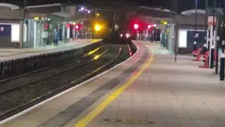 4S49 - DB90s - Donald and Christine - 90021 & 90037 - heading through Stafford on way to Grangemouth
