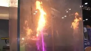 Oase displays new Fire Water Fountain at IAAPA 2013
