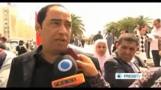 Daily English News  Tunisian police protest foreign backed terrorist attacks