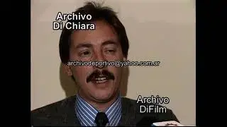 Nota sobre Daniel Cerrini - ex preparador fisico de Diego Maradona 1994 BC-0218 DiFilm