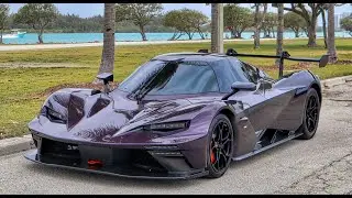 INSIDE KTM X BOW GT XR - SOUND ACCELERATION - SHOOTING ROLLERS