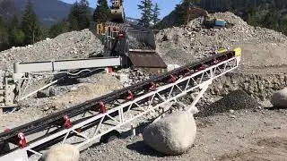 Mine Sizing and Screening Circuit