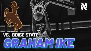 Graham Ike Wyoming Cowboys 33 PTS + 10 REB vs Boise State Broncos