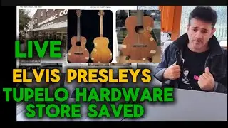 ELVIS TUPELO HARDWARE STORE TO BE SAVED - LETS DISCUSS IT LIVE