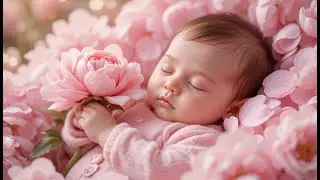 Baby Sleeping in Peony Garden 🌸💗 | 3 Hours Gentle Baby Lullabies for Sweet Dreams #Lullaby