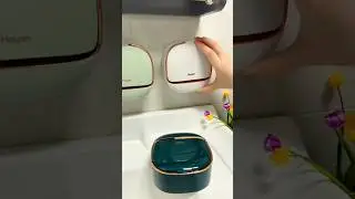 Waterproof Soap Dish with Lid 🚿 | Wall Mounted Drain Box for Bathroom | Punch-Free & Clean Design 🧴