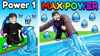 Making BILLIONS Draining The Water in Roblox
