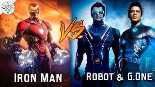 Ironman Vs Robot & G One | Indian Superheroe Vs Marvel Superhero |  Big Battle #ep11 ( 2.0, Chitti )