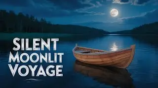 Deep Sleep with Ocean Waves  Full Moon Reflecting on Peaceful Sea for Instant Relaxation