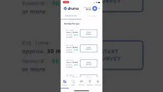 Drumo survey site/app