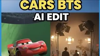 Cars Movie BTS | AI Edit 🚗🔥 #video