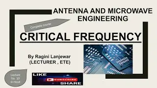 CRITICAL FREQUENCY l Wave Propagation l Antenna & Microwave Engg.l ECE l By Ragini Lanjewar
