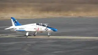 Banana Hobbies T 45 1st flight gear still sticking