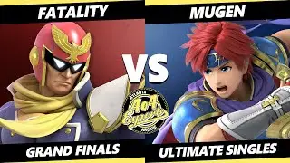 4o4 Smash Night 57 GRAND FINALS - Fatality (Captain Falcon) Vs. Mugen (Roy) SSBU Ultimate Tournament
