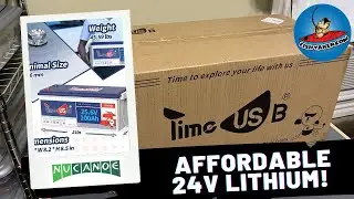 Affordable Lithium Trolling Motor Battery! Time USB 24v #lithiumbattery #fishing #bassfishing