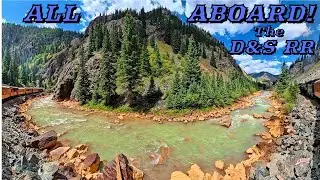 Breathtaking Train Ride on the Durango & Silverton Railroad / San Juan Mountains Adventure!