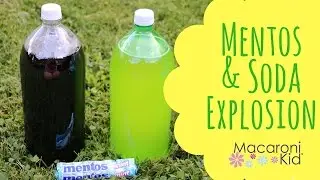 Summer Boredom Busters Series #7- Mentos and Soda