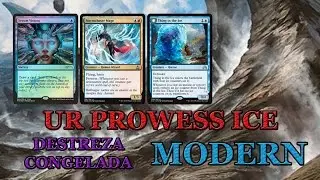 MTG MODERN DECK - UR PROWESS ICE DESTREZA CONGELADA THING IN THE ICE