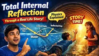Total Internal Reflection Explained 🔥 | A Real Life Story |#class12physics#neetphysics #light