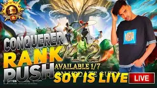 Soy is live Conqueror Rank Push Rush Gameplay with 11 KD 🔴 #day60  #bgmi #pubgmobile #shorts