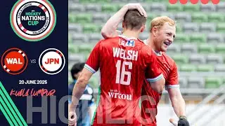 FIH Hockey Men's Nations Cup 2024-25 Highlights: Wales vs Japan | Match 13