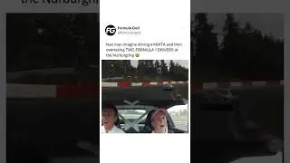 Liam Lawson gets overtaken on the nurburgring
