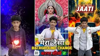 Green screen video editing karna sikhen मेरे जैसा background change करना सीखों || trending tutorial|