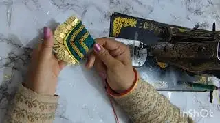 Trending🌺 Blouse Latkan Design / New and Unique Latkan Making at Home / Latkan Banane ka Tarika 💃