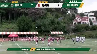 동아대 VS 동의대 ｜ Leopard VS Turtle Fighters ｜ 2025 부산⧸경남 학생리그 ｜ 한국미식축구