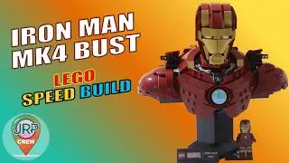 NEW 2025 LEGO Iron Man MK4 Bust (76327) |Review #LEGO2025 #IronMan #Marvel #SpeedBuild #AFOL