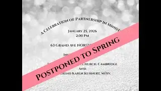 Worship Service for January 24, 2026 Installation Postponed Due to Weather