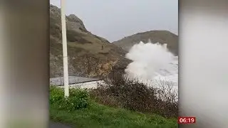 Weather Events - Storm Ciara aftermath silliness & fallout (4) (UK) BBC News 10/11 February 2020