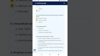 Go Transcript sure answers January 14