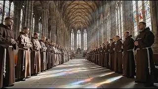 Monastic Gregorian Chant in Sacred Cathedral | Deep Prayer, Peace & Spiritual Stillness