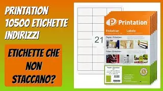 RECENSIONE (2026) : Printation 10500 Etichette Indirizzi. DETTAGLI