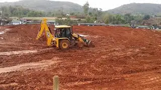 jcb working in the field # jcb constructing football ground