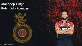 IPL 2018 Royal Challengers Bangalore (RCB) Squad / Roster : Player Details
