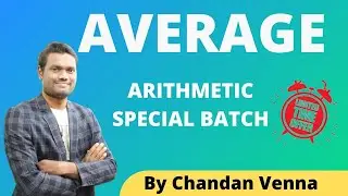 Average Shortcut Concept &Tricks | By Chandan Venna | SSC | BANK | RRB | SI | GROUPS | CSAT