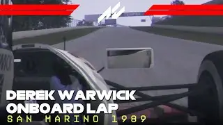 Derek Warwick's Onboard Lap at Imola | 1989 San Marino Grand Prix | #assettocorsa
