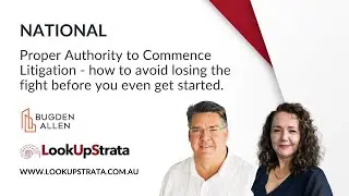 NAT: Proper authority to commence litigation in strata | LookUpStrata