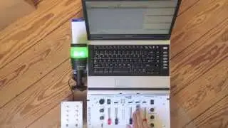 Low Budget DJ-Mischpult Umbau Ibiza DJM100USB + Cartwall,Talktimer,LED-Ampel,USB-mAirList-Steuerung