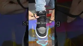 Best Way to lace Air Jordan 1 high ✅