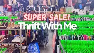 THRIFTING IN THE PHILIPPINES| 32 PIECES OF CLOTHES-SUPER SALE PRICE|THERE SHE GOES THRIFTING